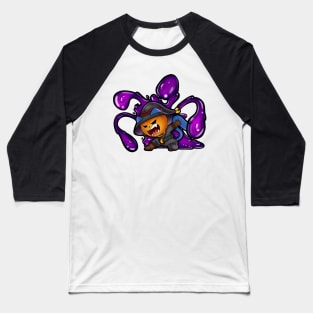 Cat-O-Lantern Baseball T-Shirt